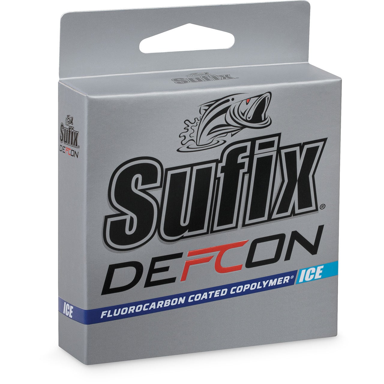 Sufix Defcon Fluorocarbon FC Copolymer Ice Line in packaging
