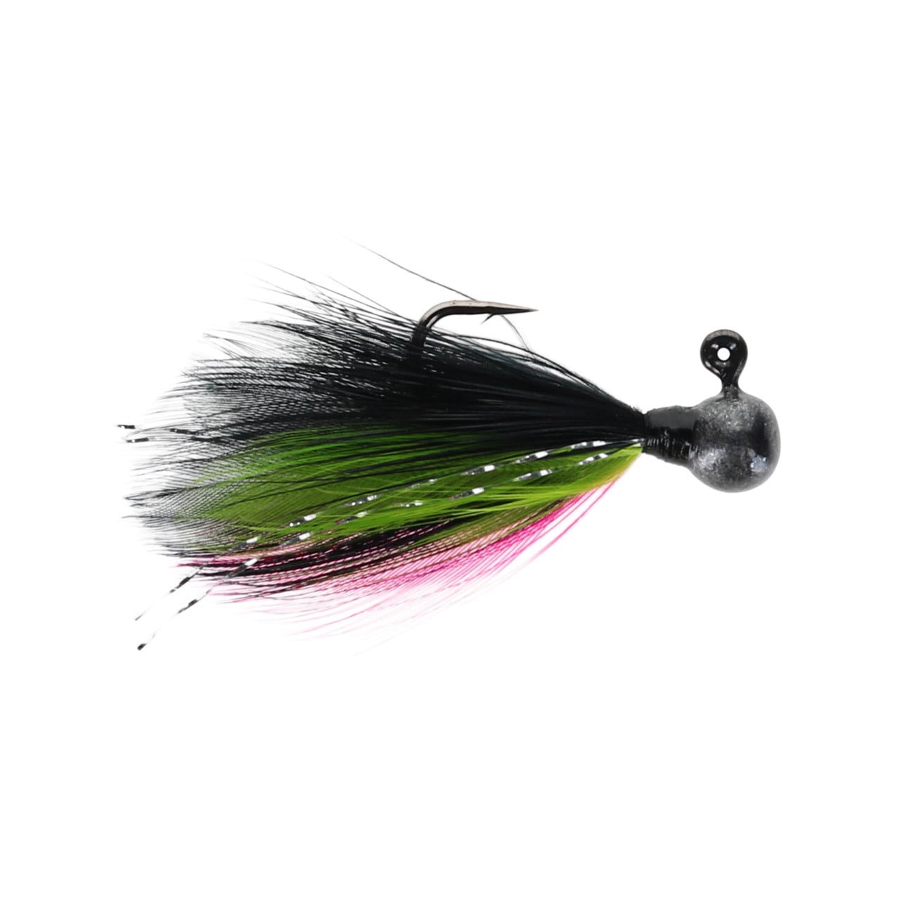 VooDoo Custom Tackle Yeet-er Feather Jig color Motor Oil