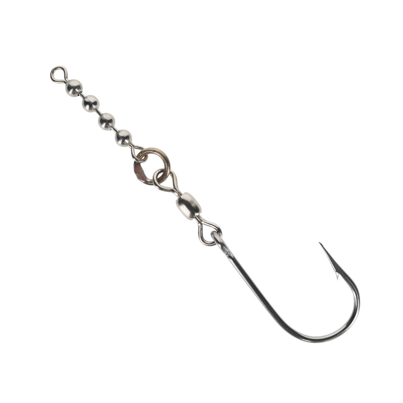 Silver Horde Cut Plug Harness size 4 in. Plug; Single Hook