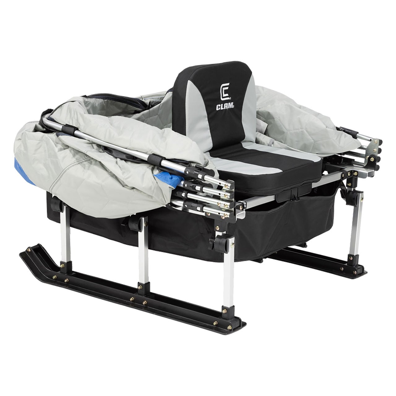 Clam Pack Trap Ice Shelter 1 angler seat