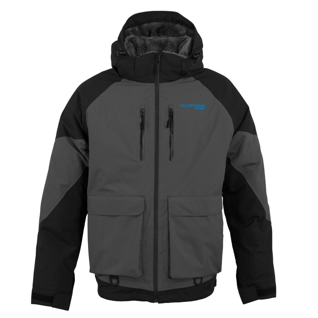 IceArmor Men's SubZero Float Parka color Gray-Gray-Black
