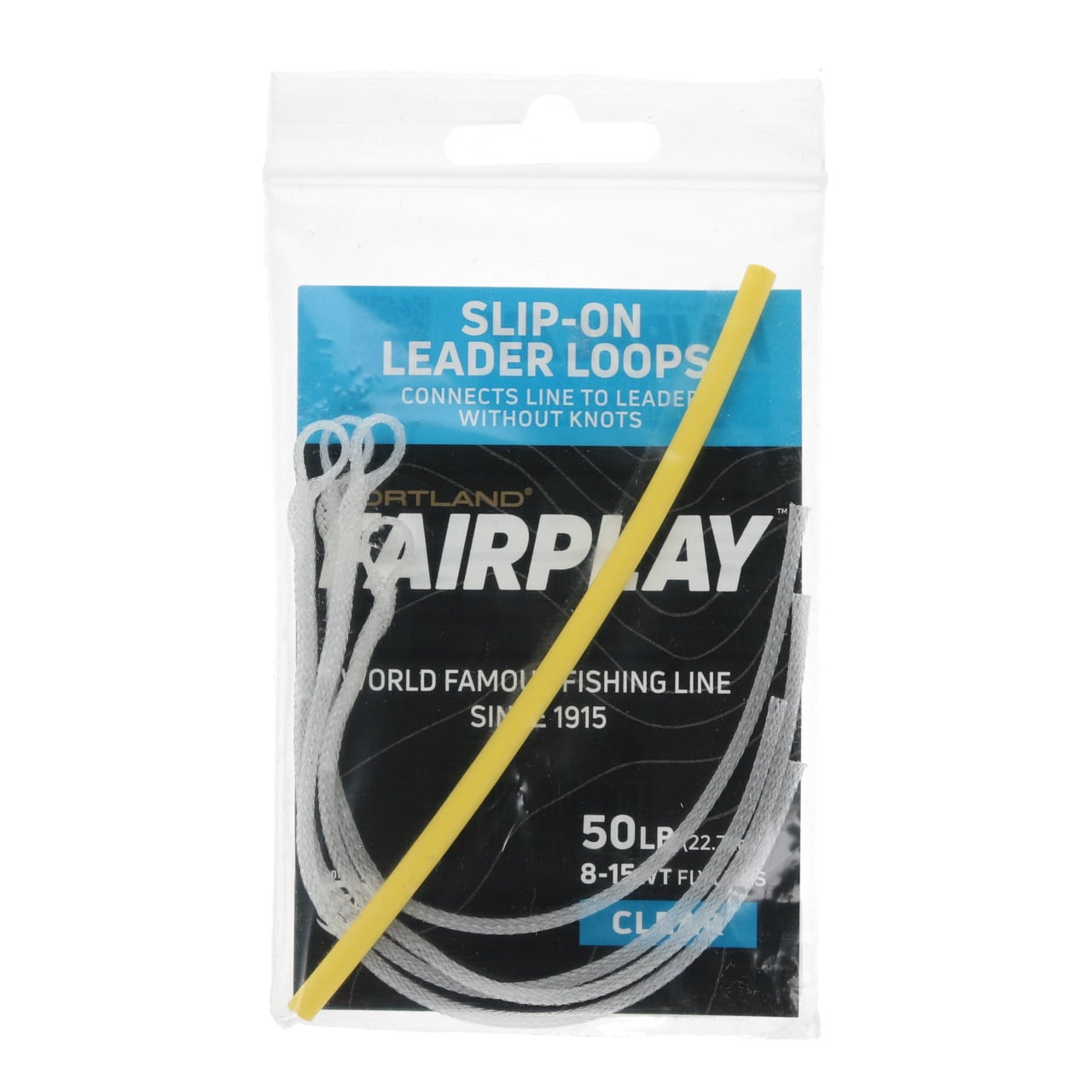 Cortland Sinking Slip-On Leader Loops 50 lb; Clear