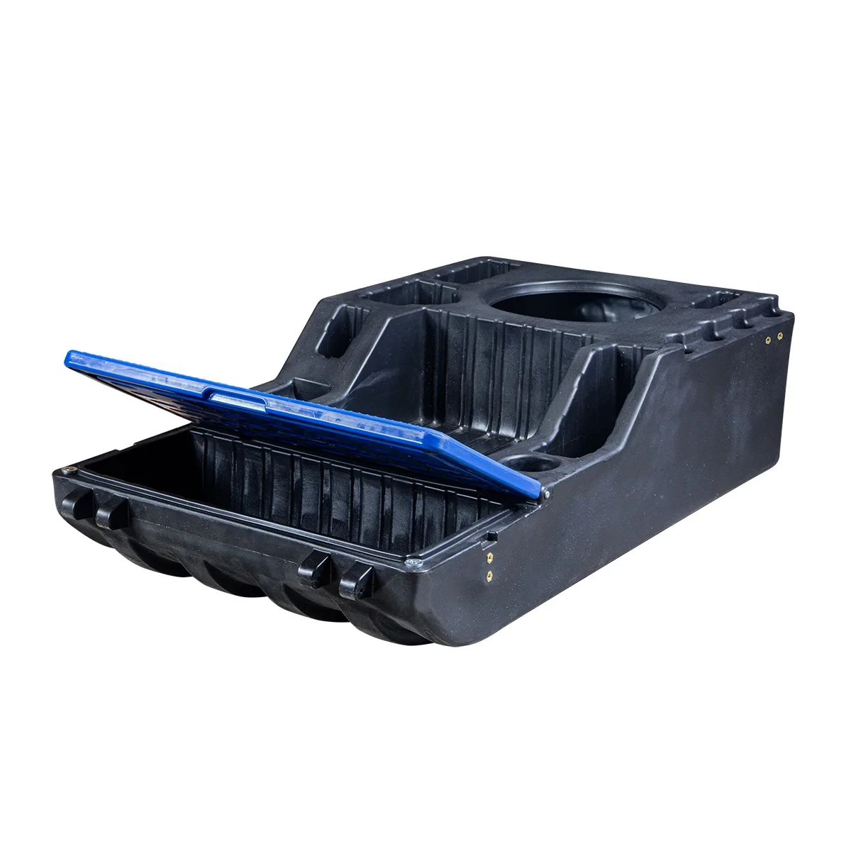 Otter Outdoors Sonar Sled left side angle open