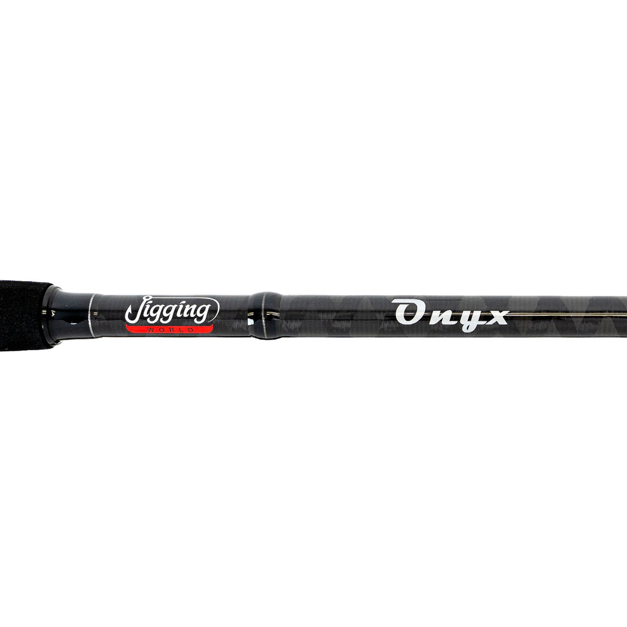 Jigging World Onyx Surf Rod close up of blank