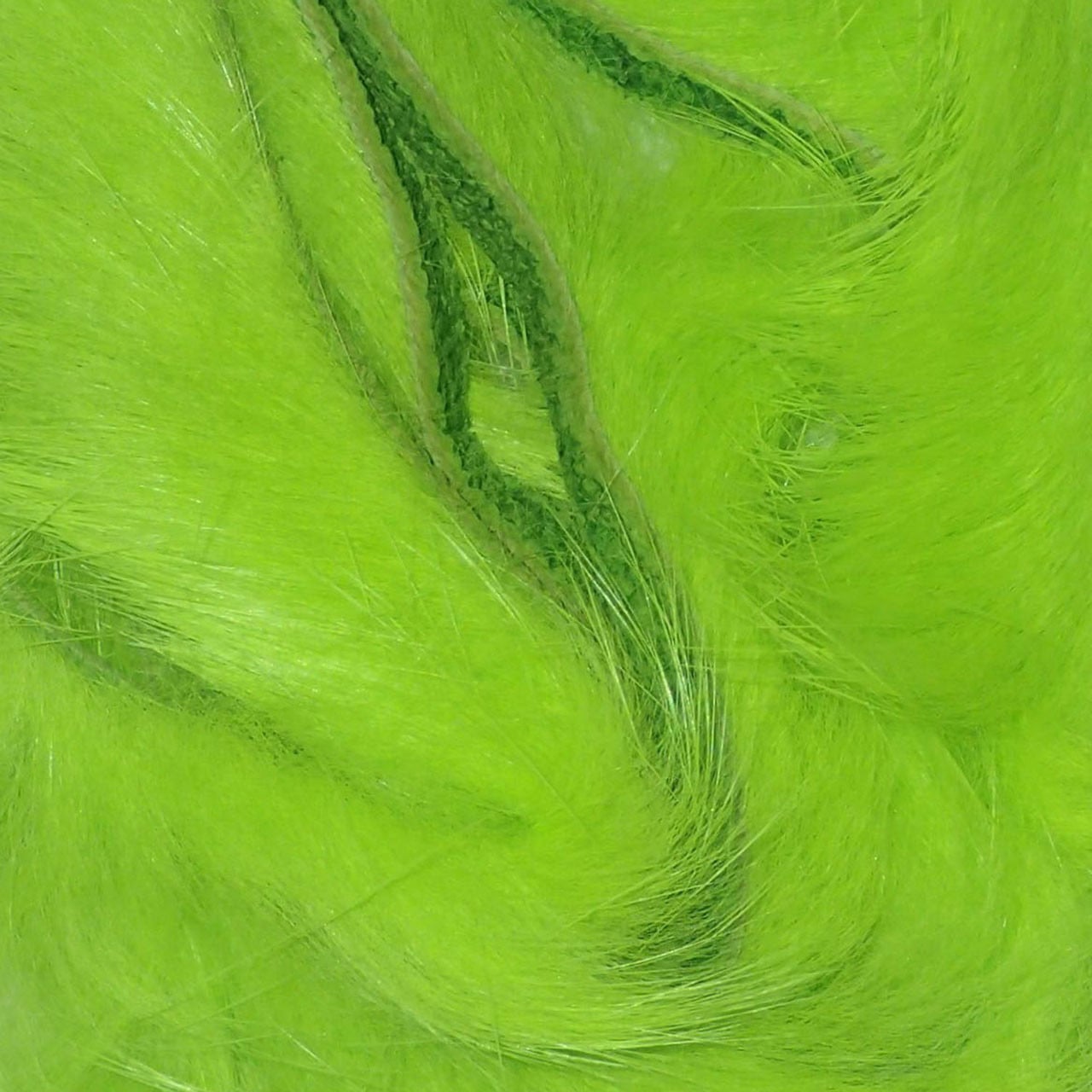 Wapsi Rabbit Zonker Strips color Fluorescent Chartreuse