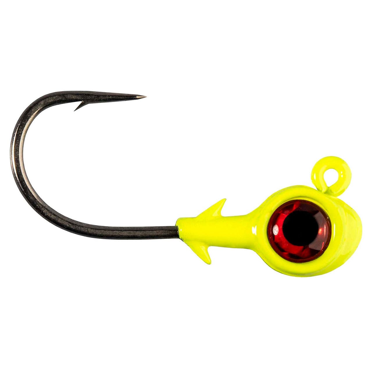 Z-Man Trout Eye X Jig Head color Chartreuse/Red