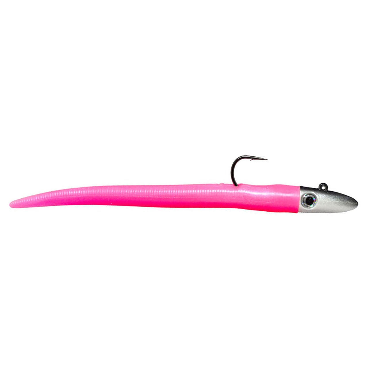 RonZ Lures Orignal Series Rigged Soft Bait color Pink Fluorescent