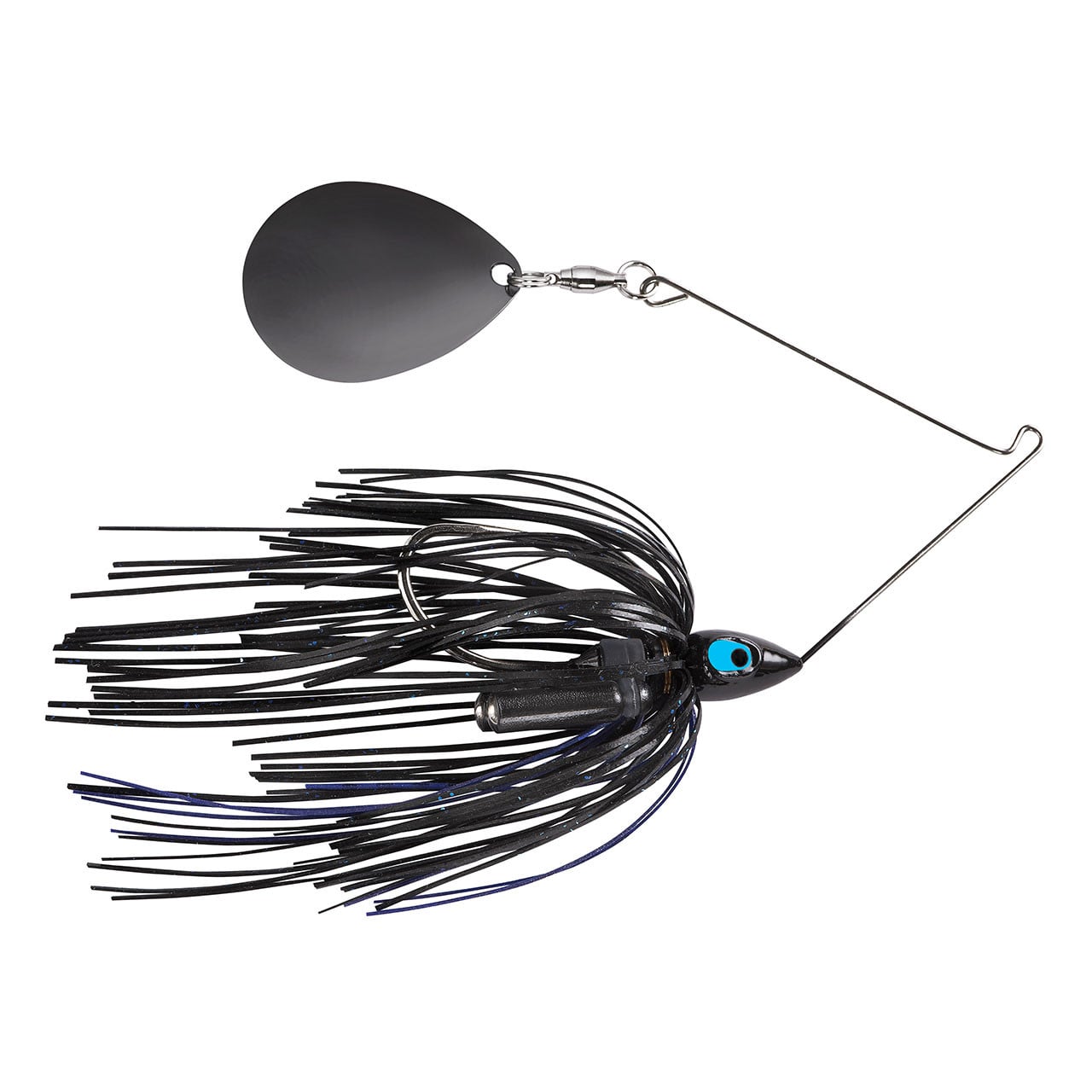War Eagle Night Time Spinnerbait color Black Blue