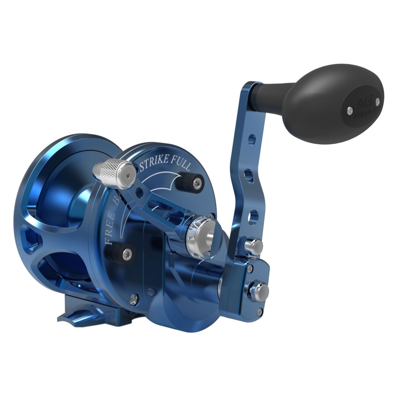 Avet JX G2 Two-Speed Lever Drag Conventional Reel color Blue right hand without Glide Plate