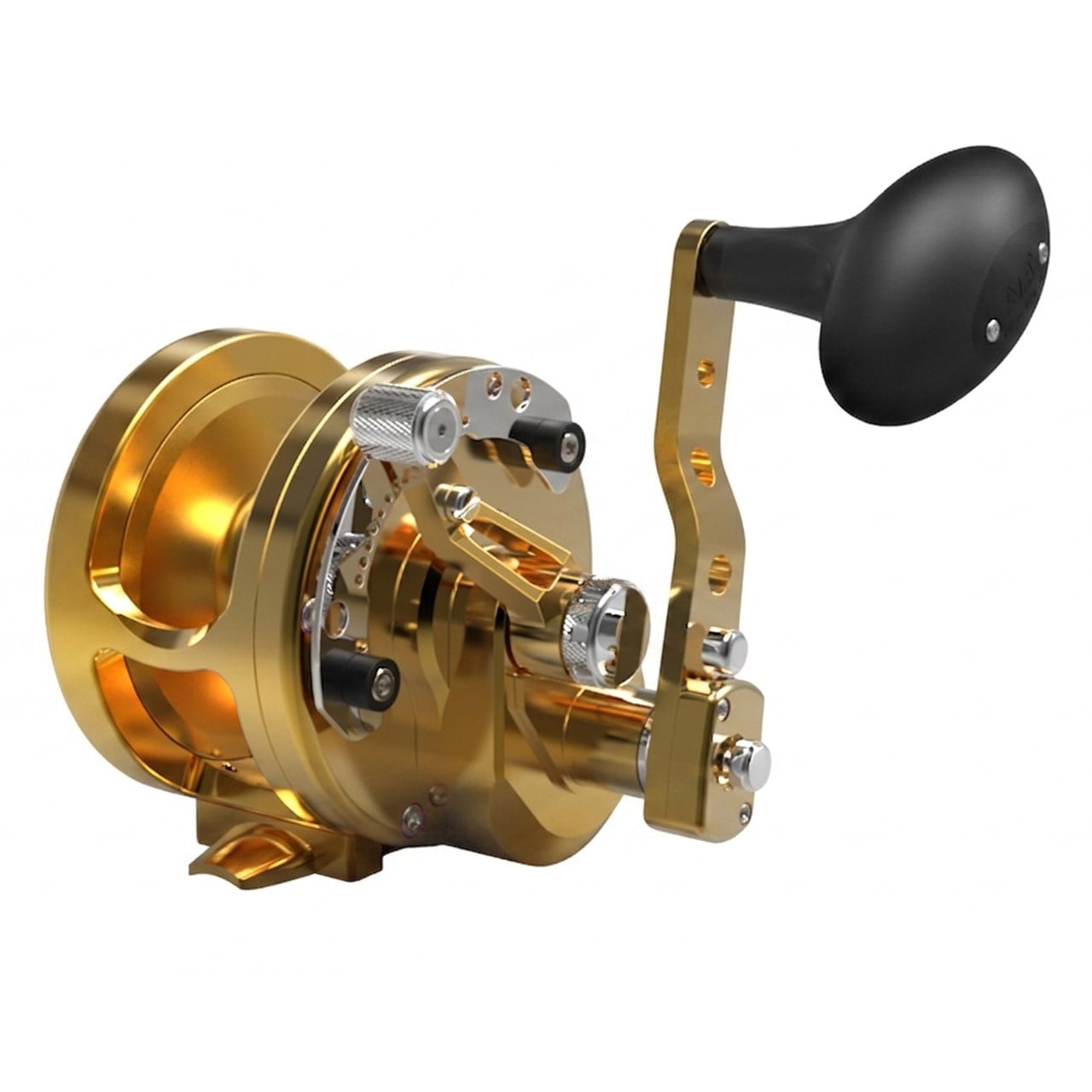 Avet HXJ MC Raptor Plus Three-Speed Lever Drag Conventional Reel color Gold Right Hand
