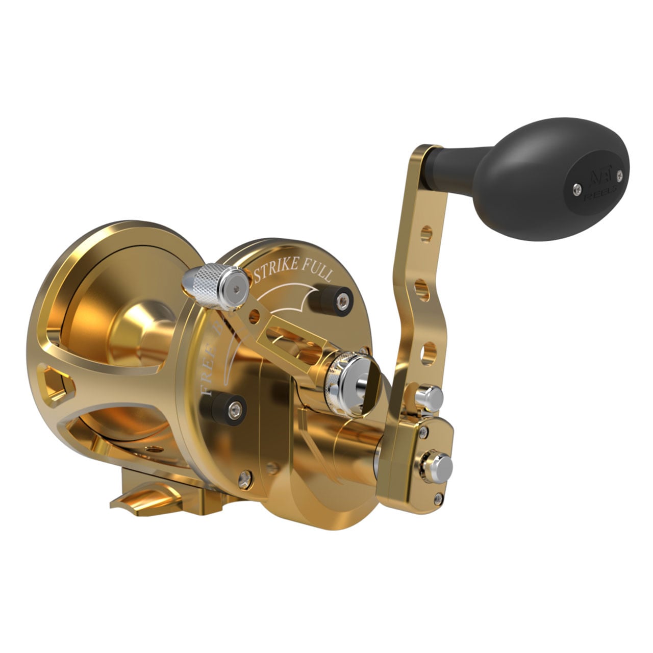 Avet LX G2 Two-Speed Lever Drag Conventional Reel color Gold right hand without Guide Plate