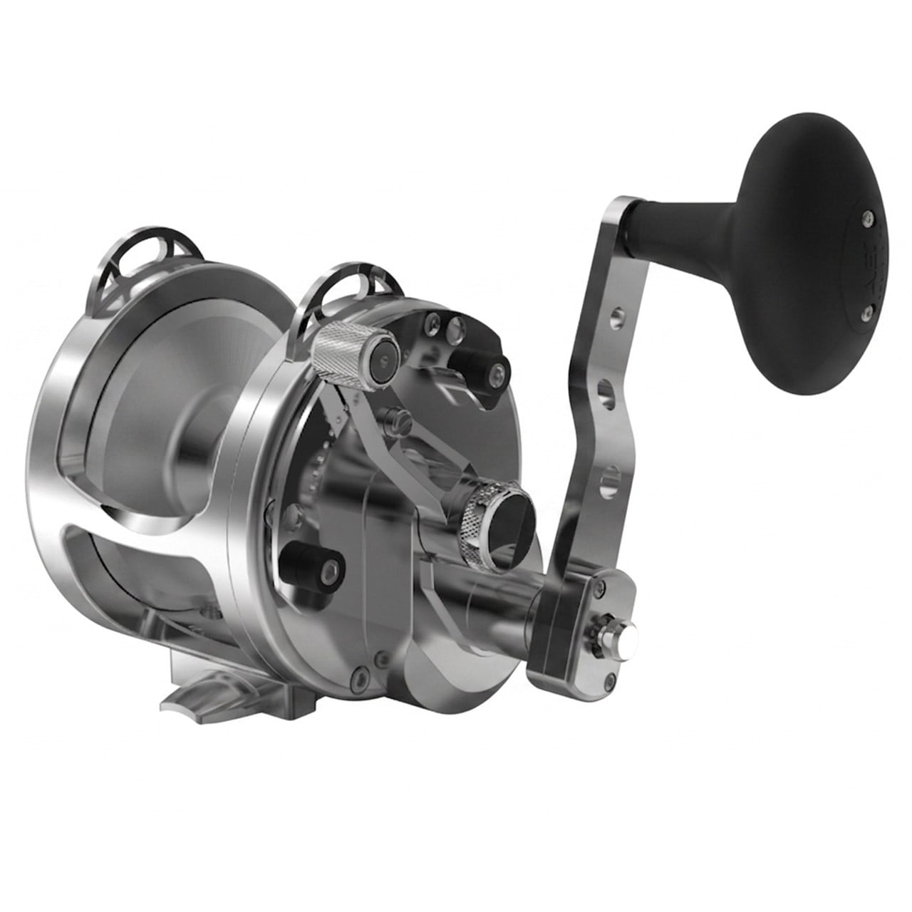 Avet HXW MC Raptor Two-Speed Lever Drag Conventional Reel color Silver Right Hand