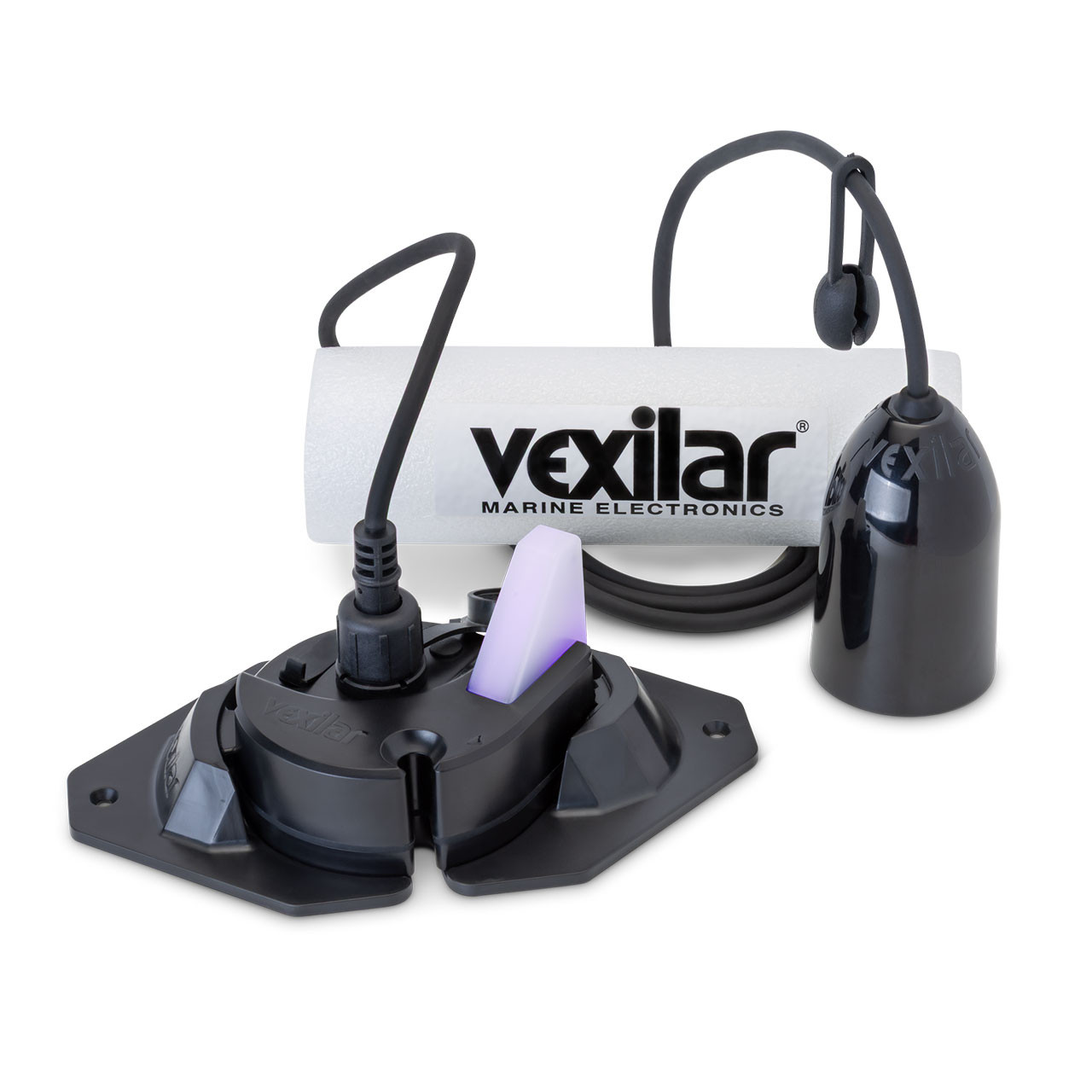 Vexilar Sidekick Mounting Plate with Sidekick installed, Sidekick not included