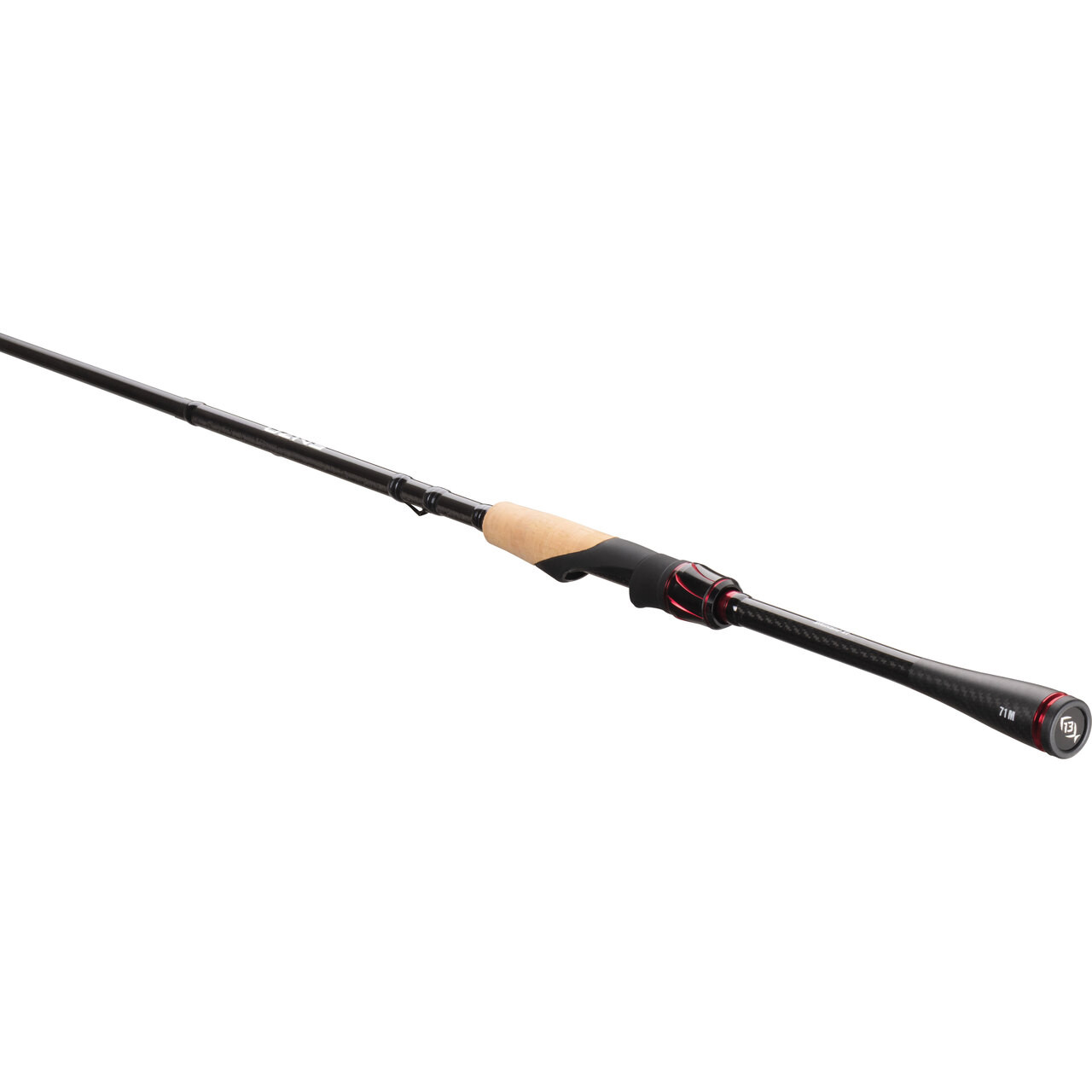 13 Fishing Enzo Spinning Rod model ENZOS71M-F handle type B close up of handle