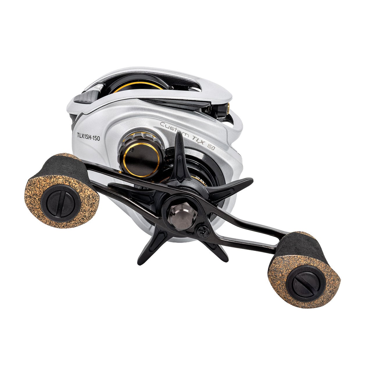 Lew's Custom TLX Casting Reel close up of handle