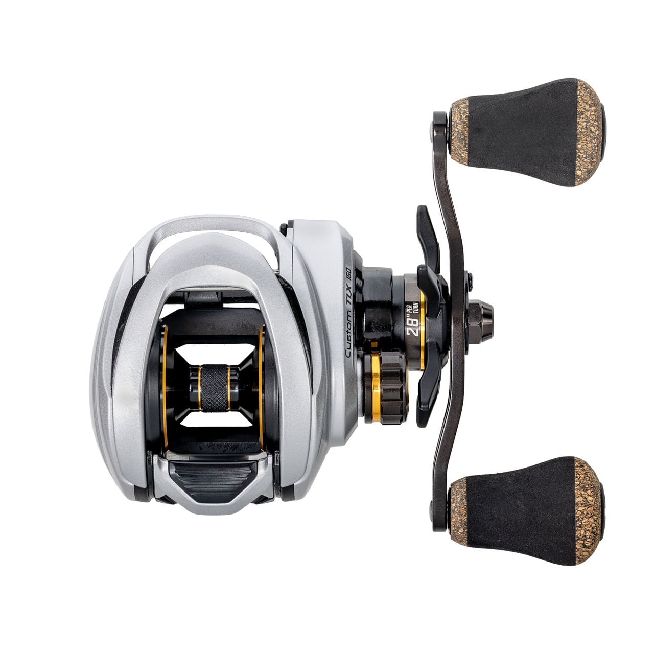 Lew's Custom TLX Casting Reel top view