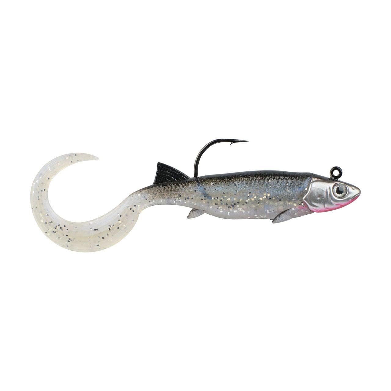 Berkley PowerBait Minnotator Grub Soft Bait color Silver Smelt