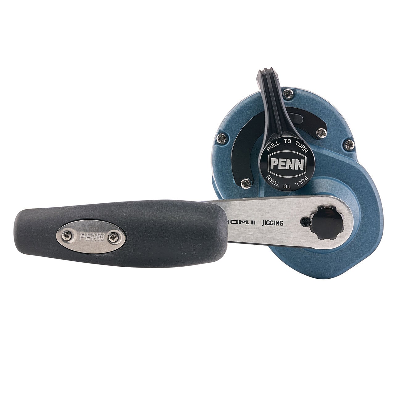 Penn Fathom II Jigging Lever Drag Conventional Reel handle and knob