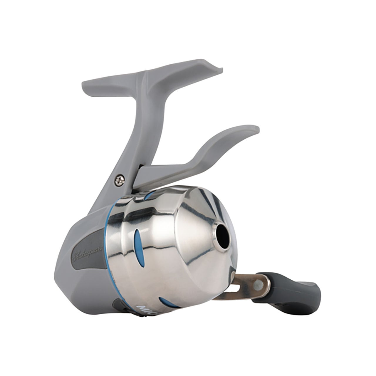 Shakespeare Micro Underspin Reel angled view