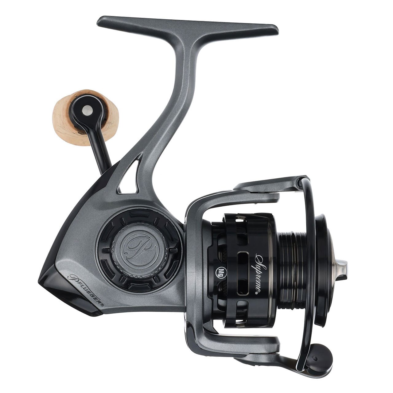 Pflueger Supreme Spinning Reel side view