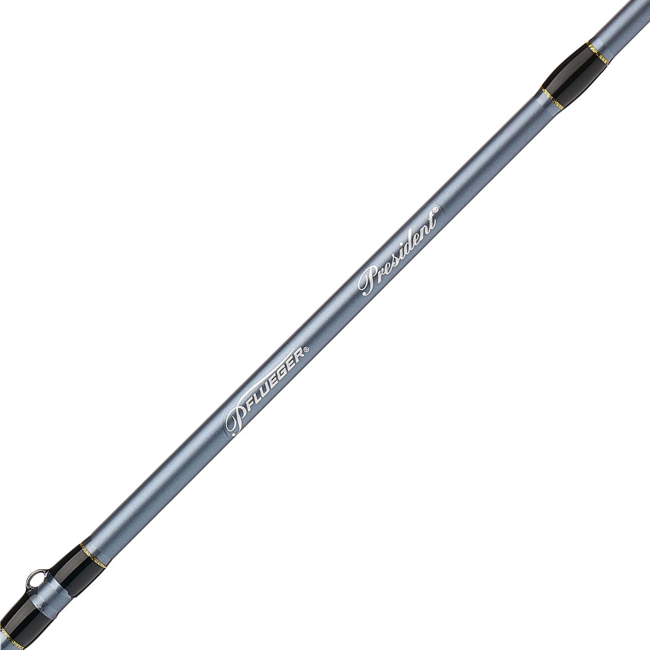 Pflueger President Spinning Rod model PFLPRES59MH-MFS close up of blank