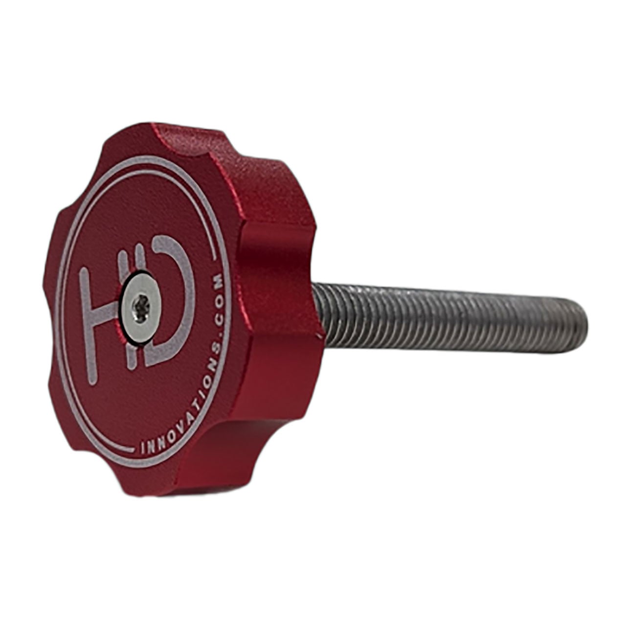 HD Innovations Transducer Adapter included aluminum red anodized knob