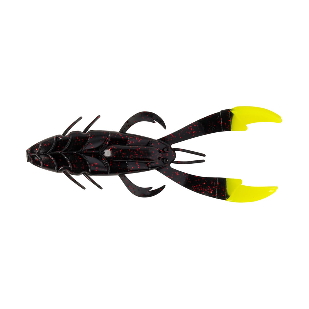 YUM Mother Bug Creature Bait color Black Neon Chartreuse