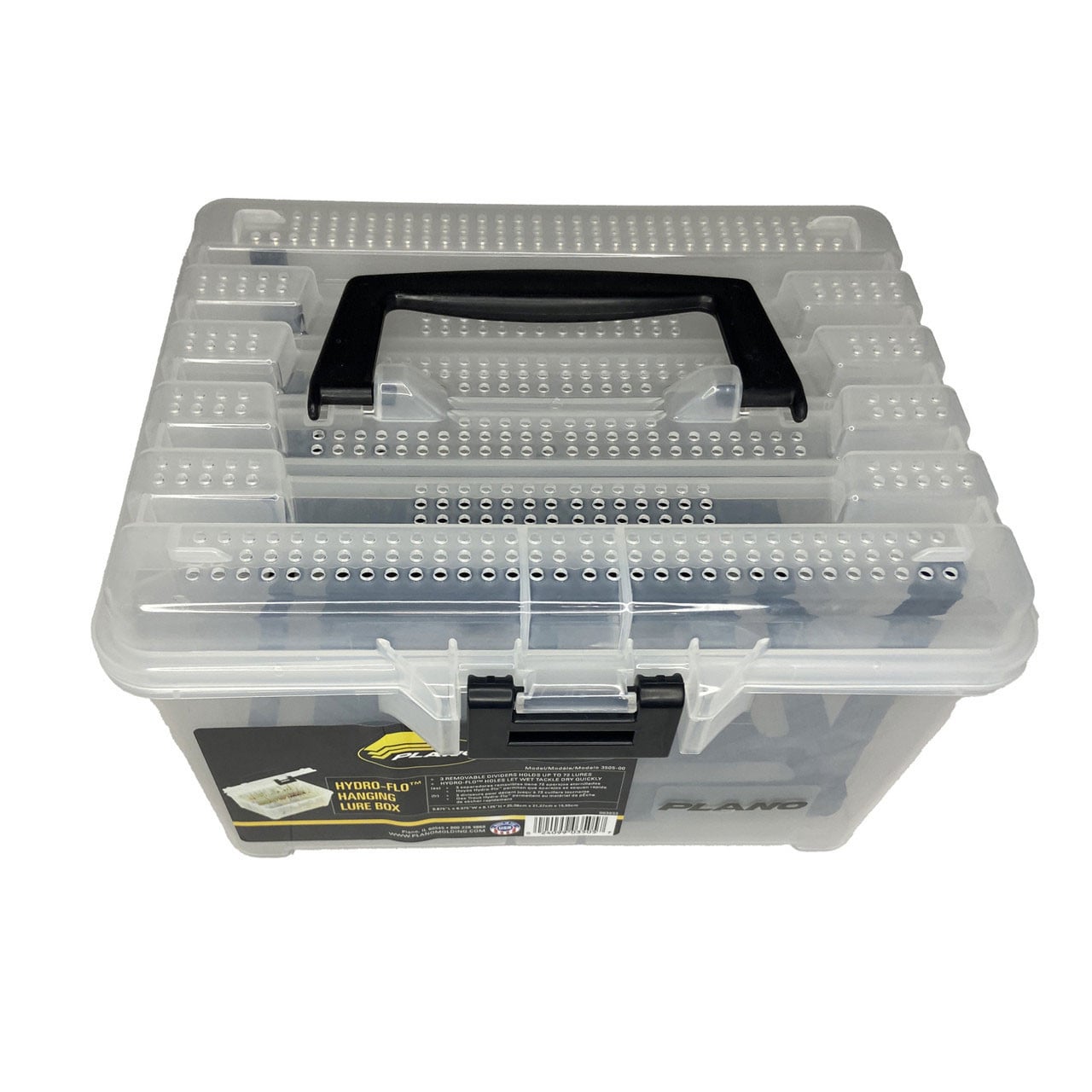 Gambler Lures Urchin Bait Tackle Box model 37mm top angle