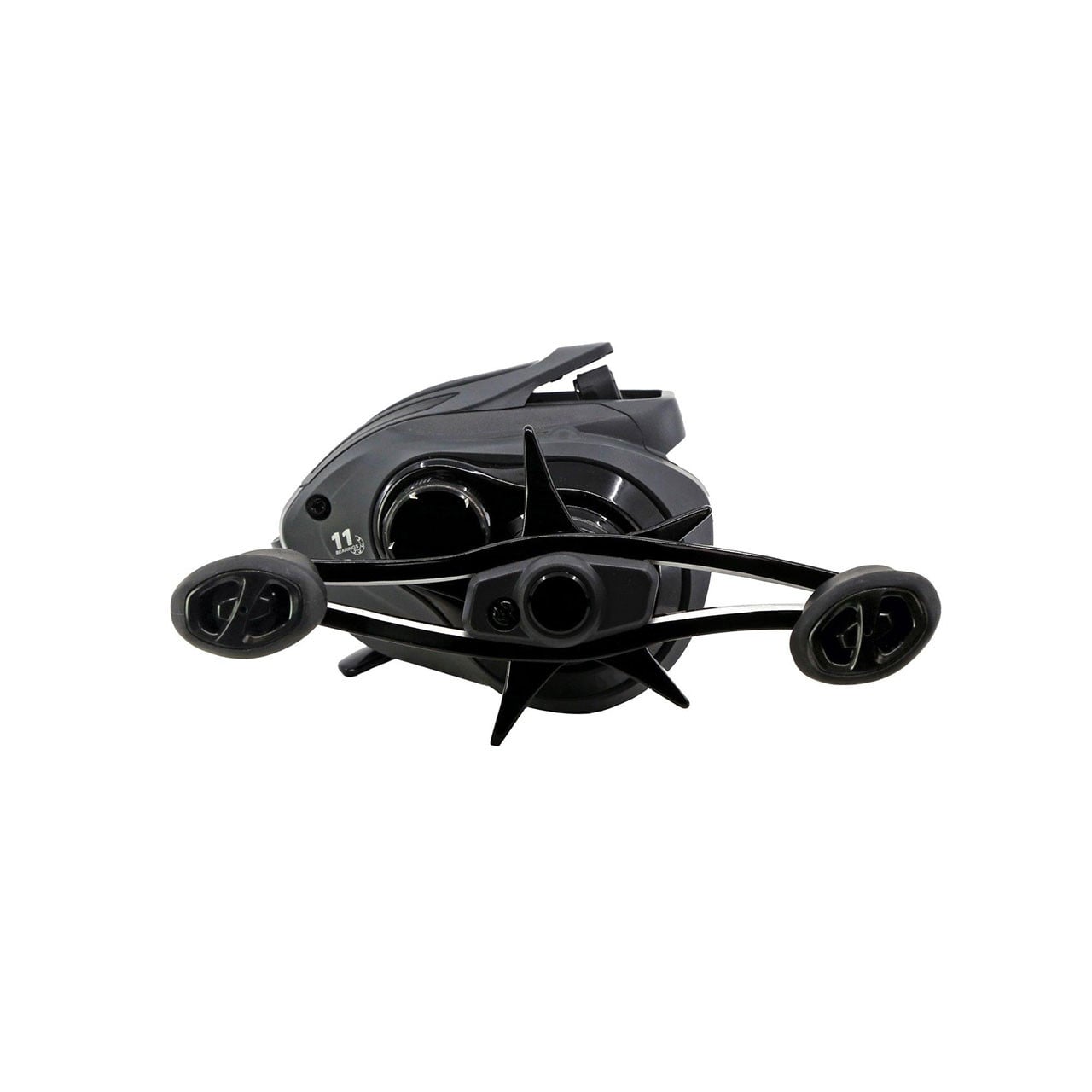 Okuma Helios XT Casting Reel model HXT-100HA close up of handle