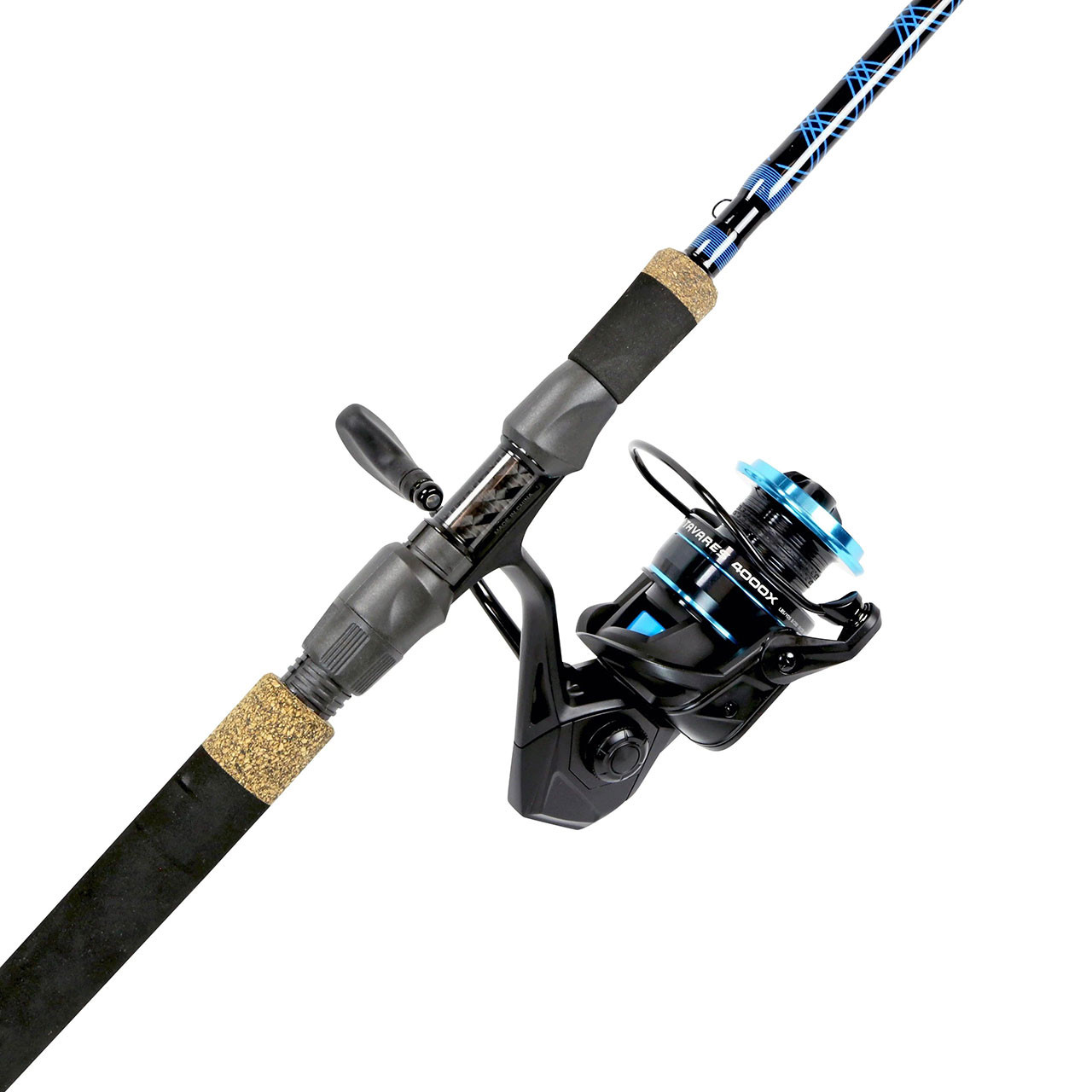 Okuma Tavares Inshore Spinning Combo close up of reel