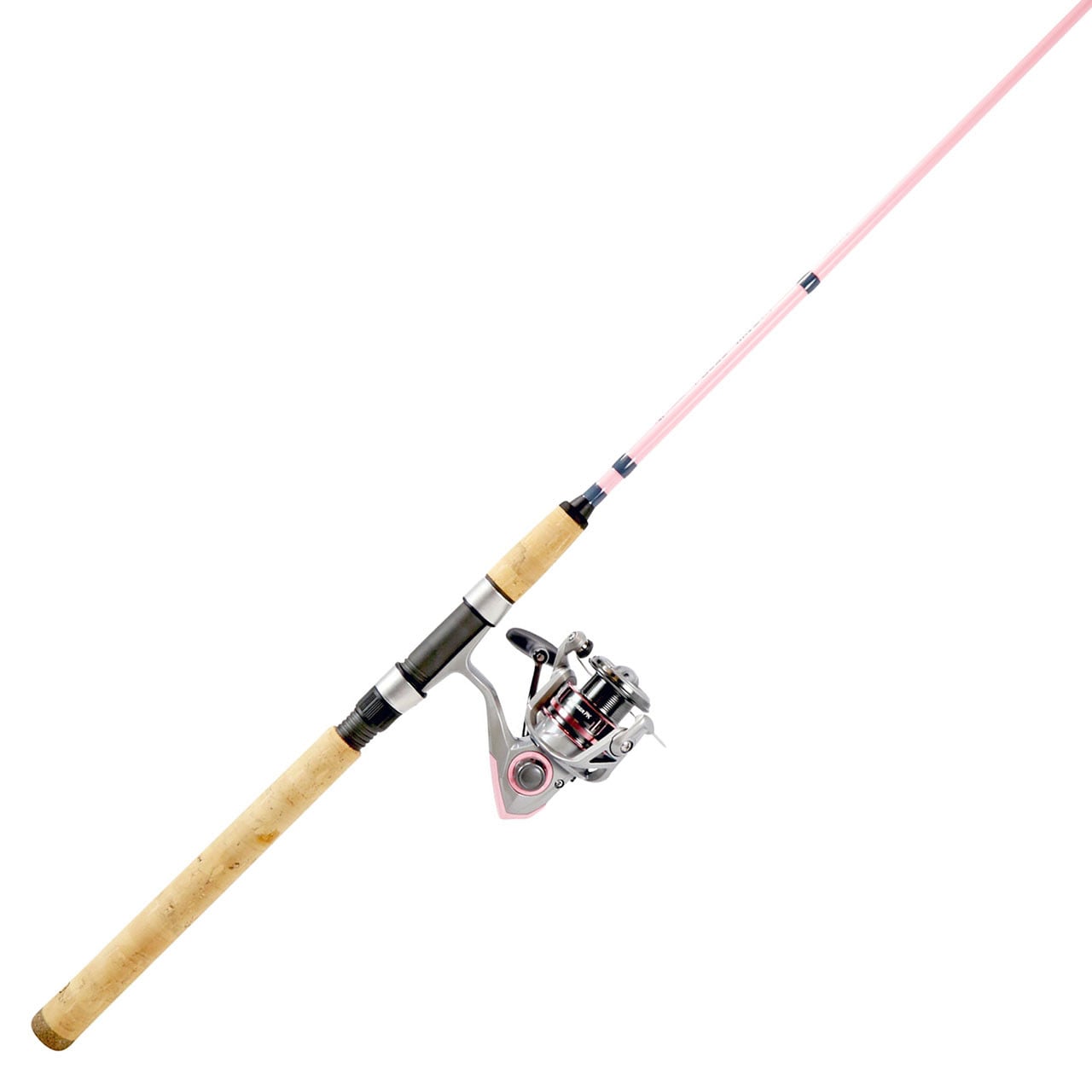 Okuma Pulse Wave Inshore Spinning Combo color Pink