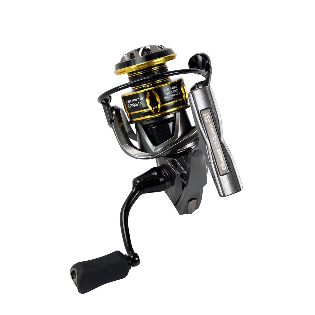 Okuma Inspira ISX Spinning Reel model ISX-C2000HA top view