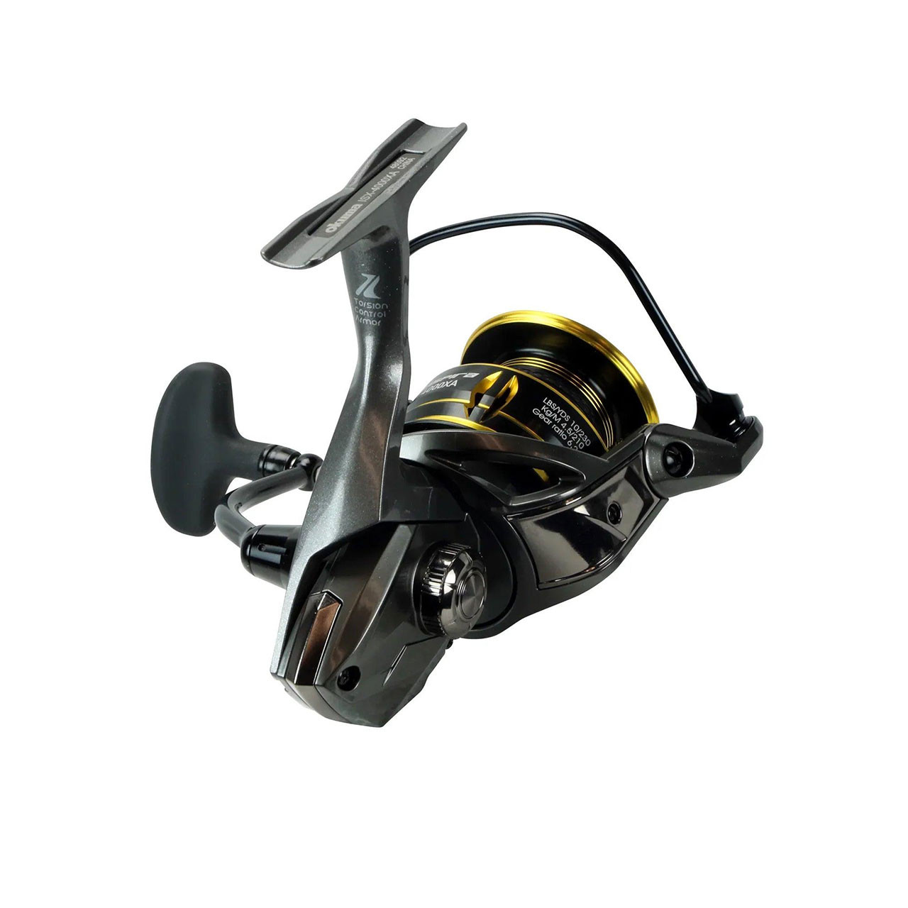 Okuma Inspira ISX Spinning Reel model ISX-4000XA back view