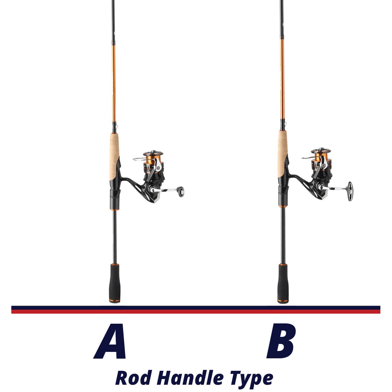 Shimano Nexave Spinning Combo handle comparison chart