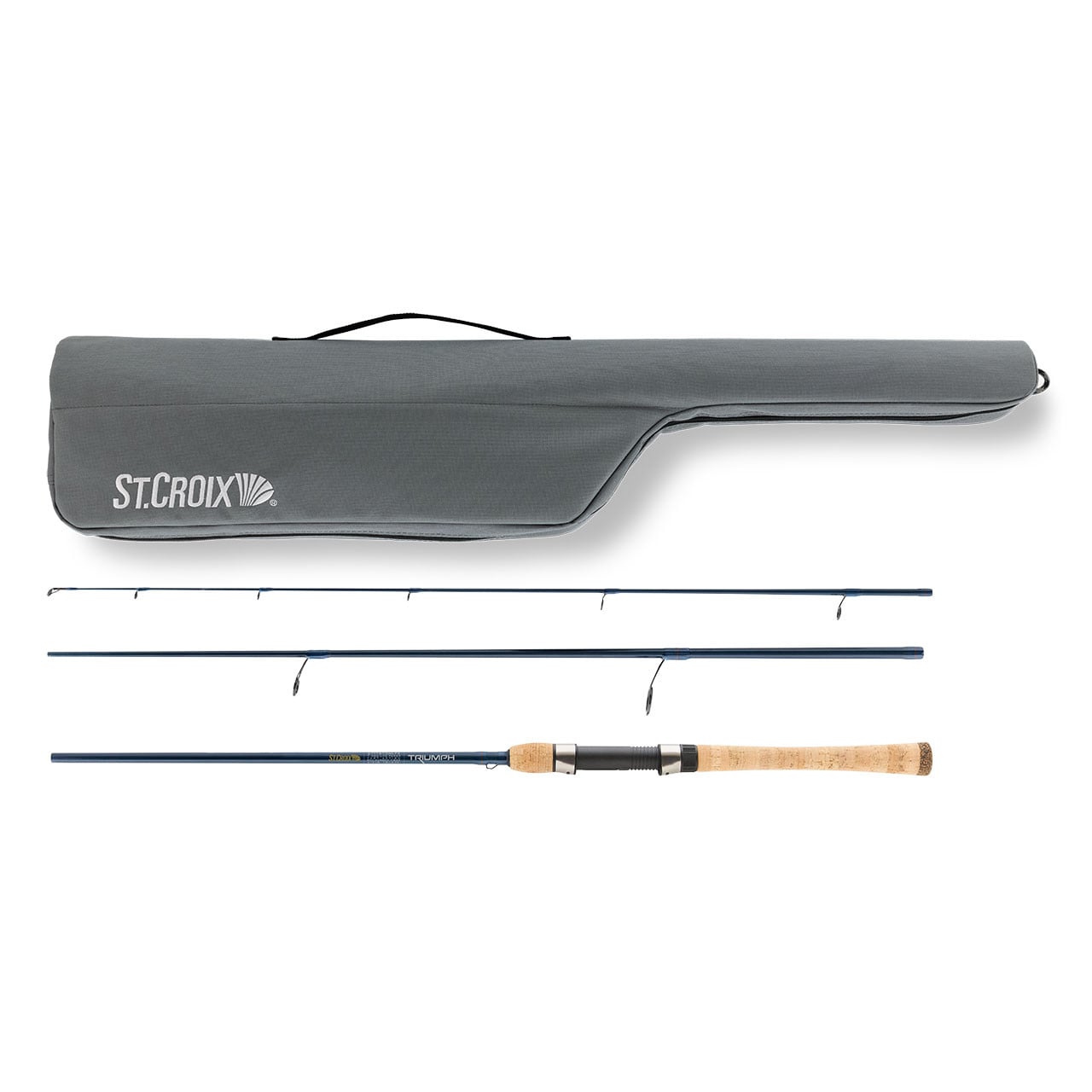 St. Croix Triumph Travel Spinning Rod with case