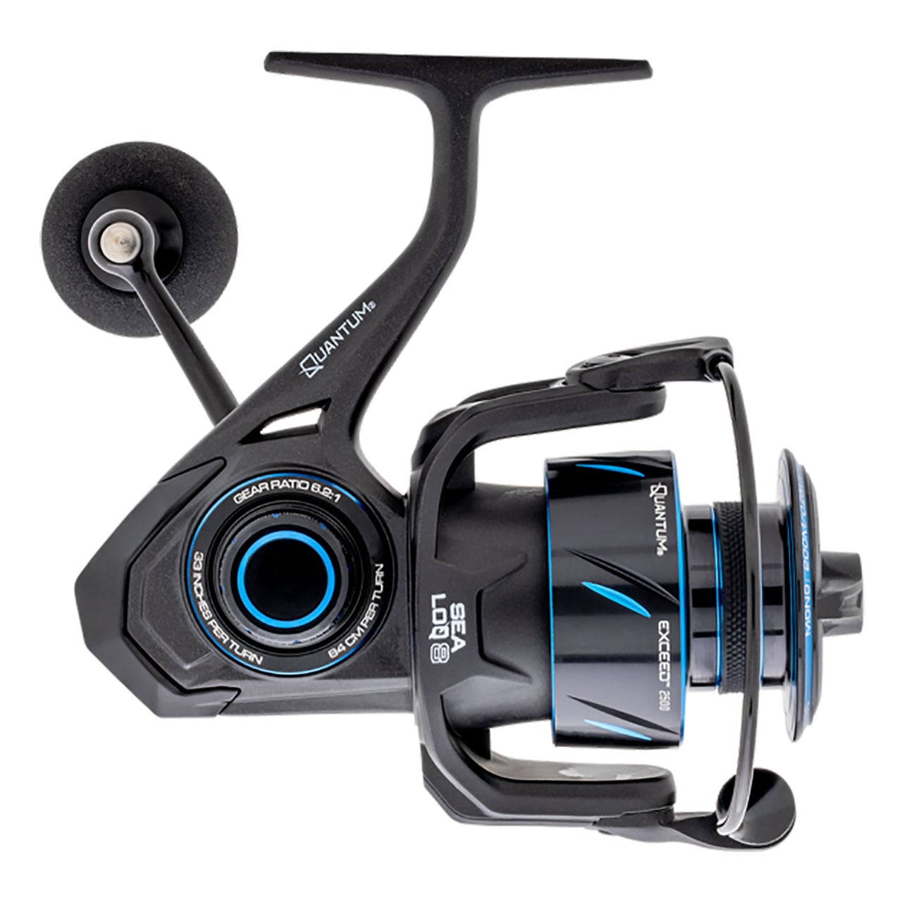 Quantum Exceed Spinning Reel side view