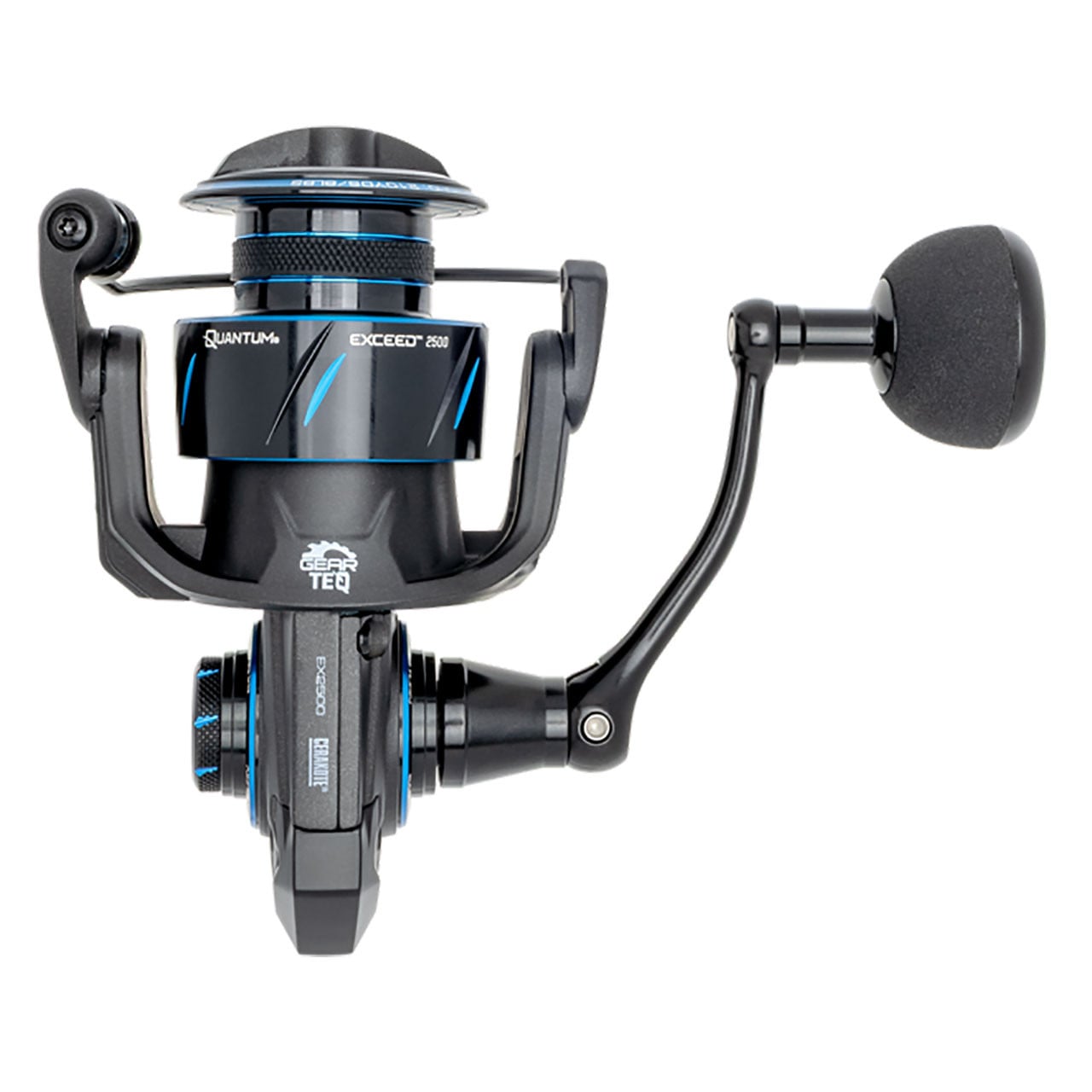 Quantum Exceed Spinning Reel bottom view