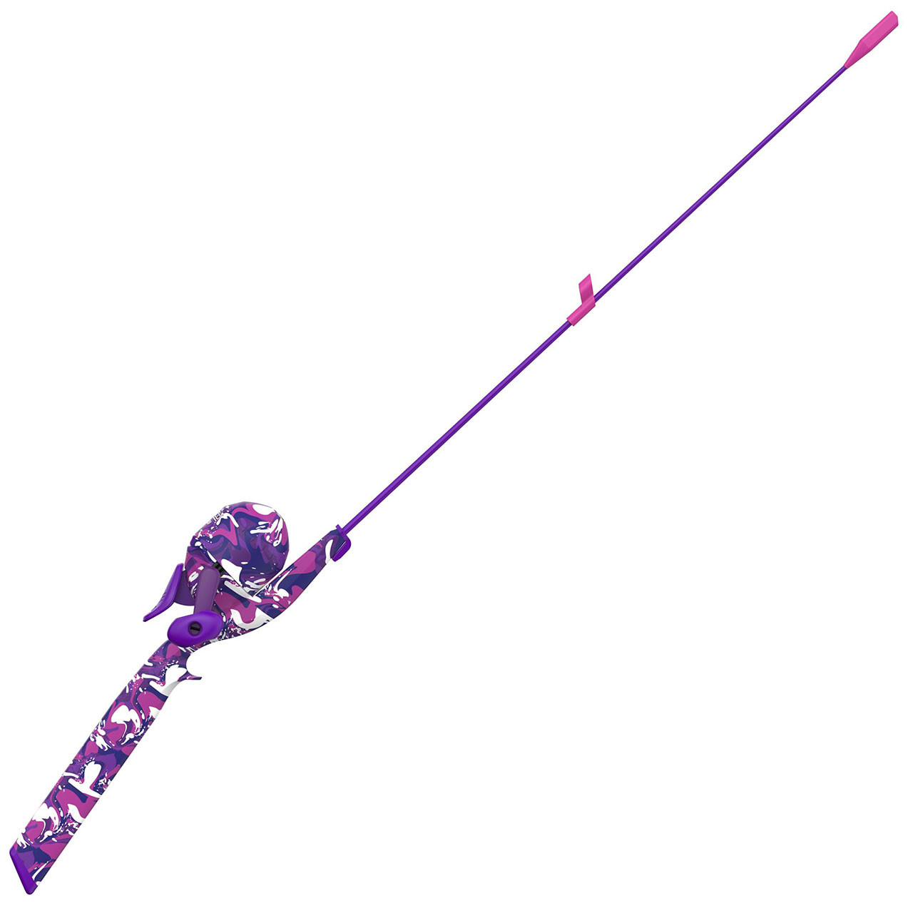 Zebco Splash Floating Spincast Combo color Purple