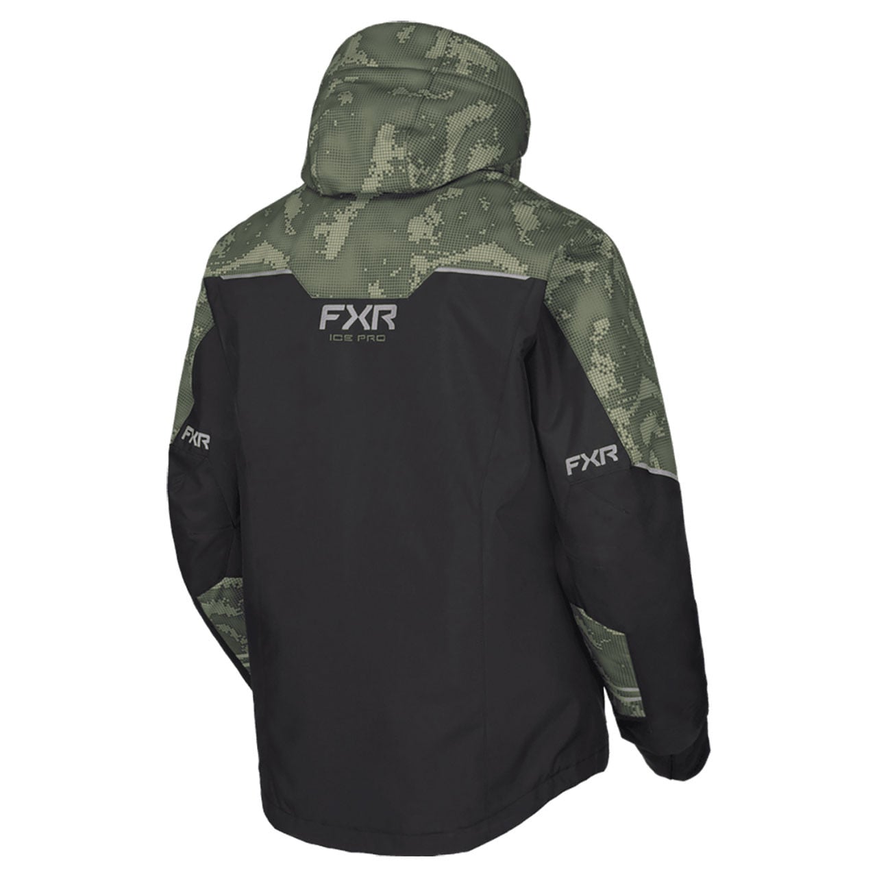 FXR Men's Excursion FX Jacket color Black-Moss back