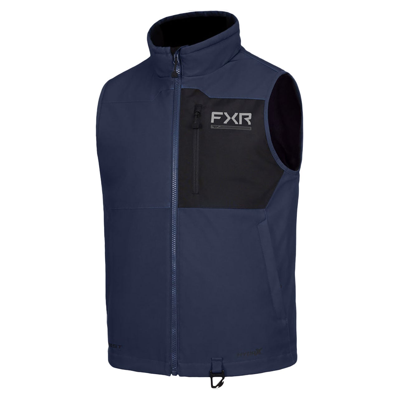FXR Men's Evolution FX Tech Shell Vest color Midnight-Black front