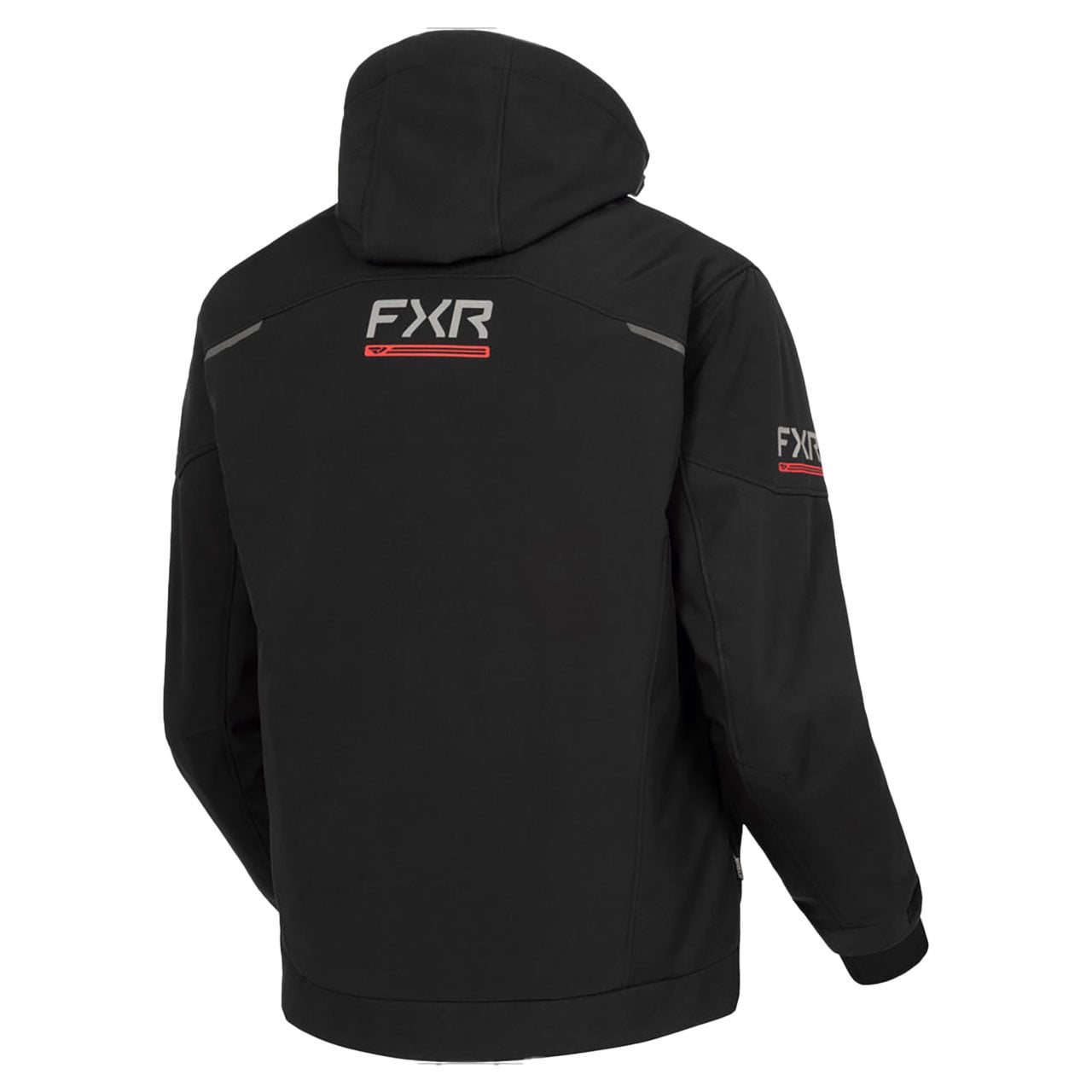 FXR Men's Evolution FX Tech Shell Jacket color Black back view