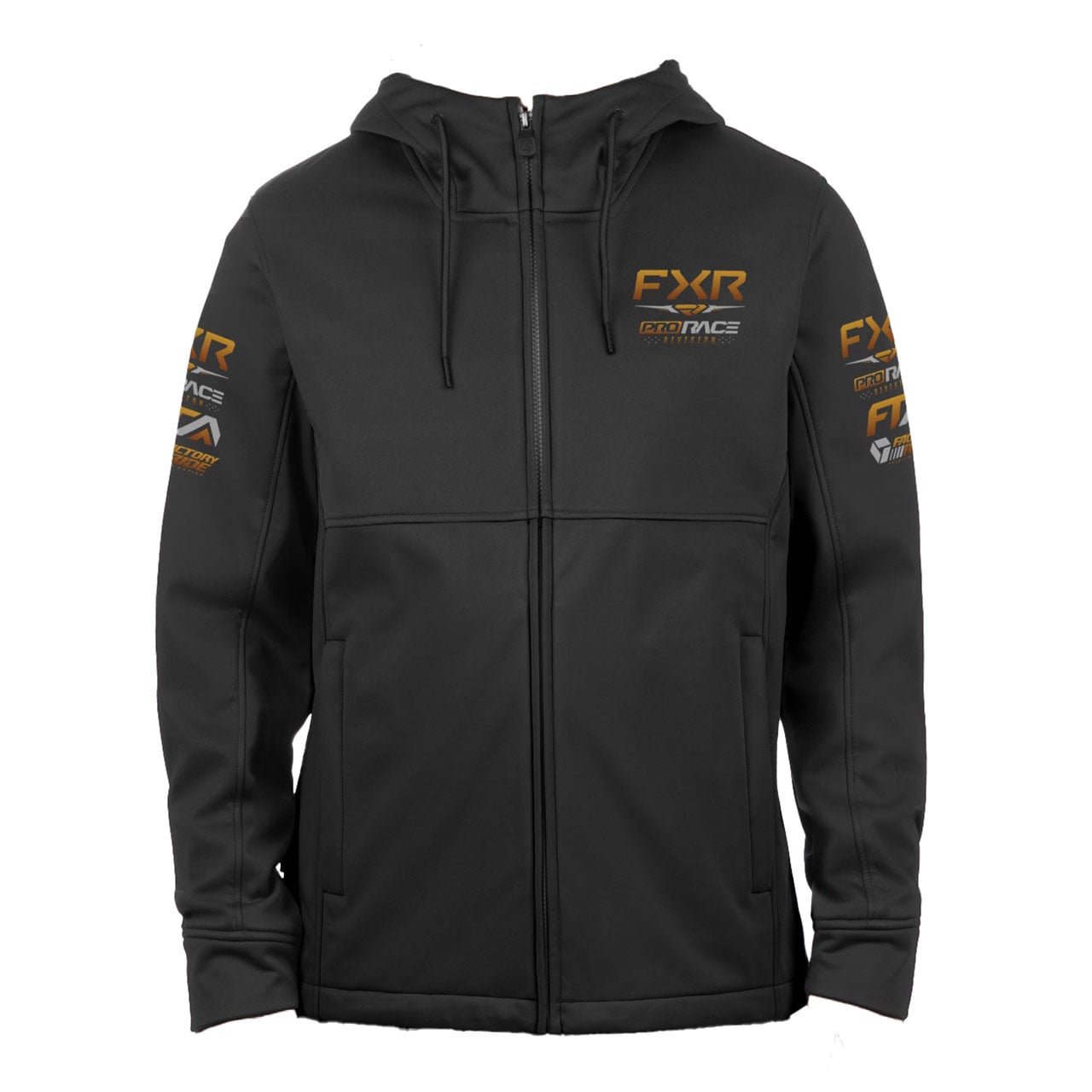 FXR Men's Hydrogen Softshell Jacket color Black-Kash