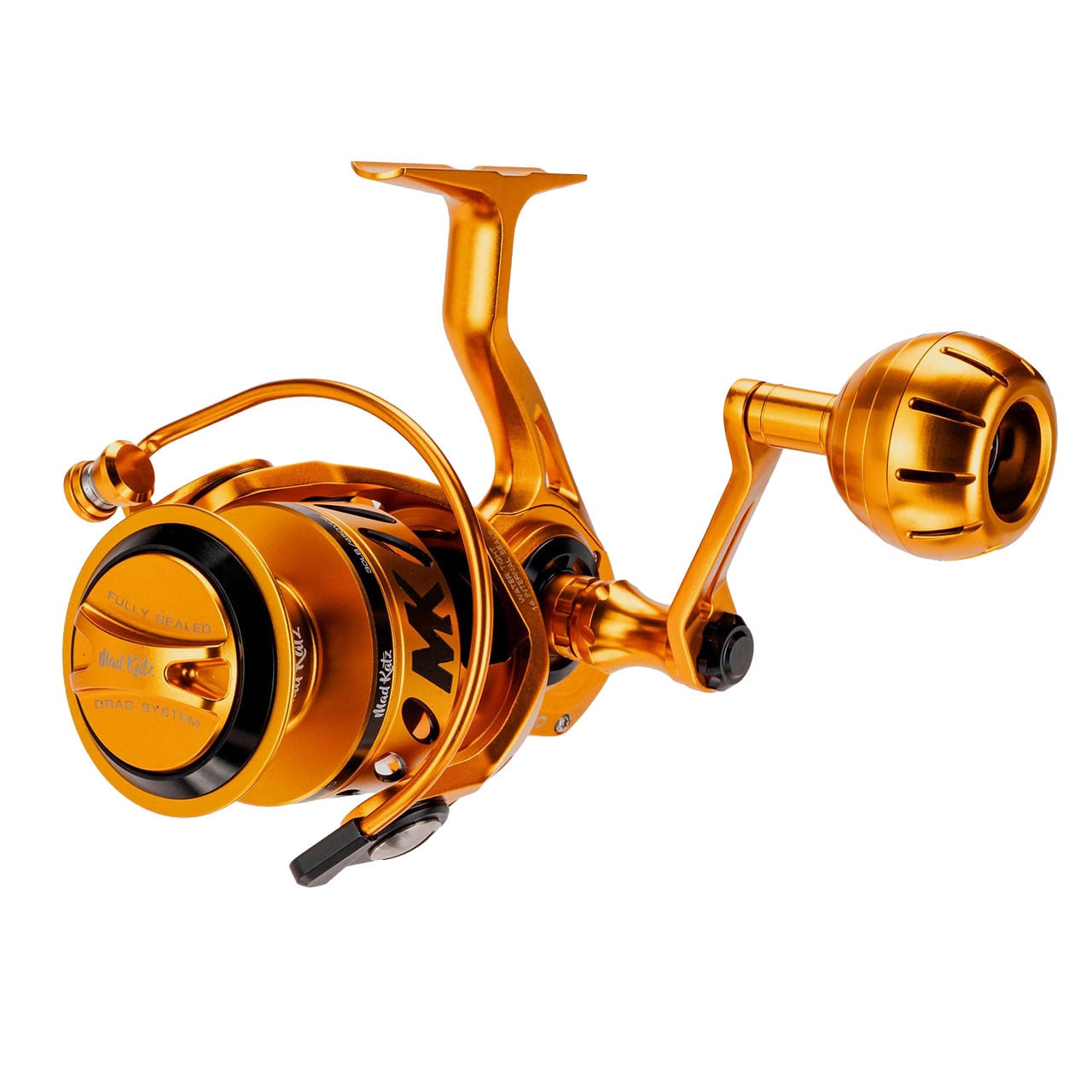 Mad Katz Goliath Spinning Reel color  color Sunset front angle
