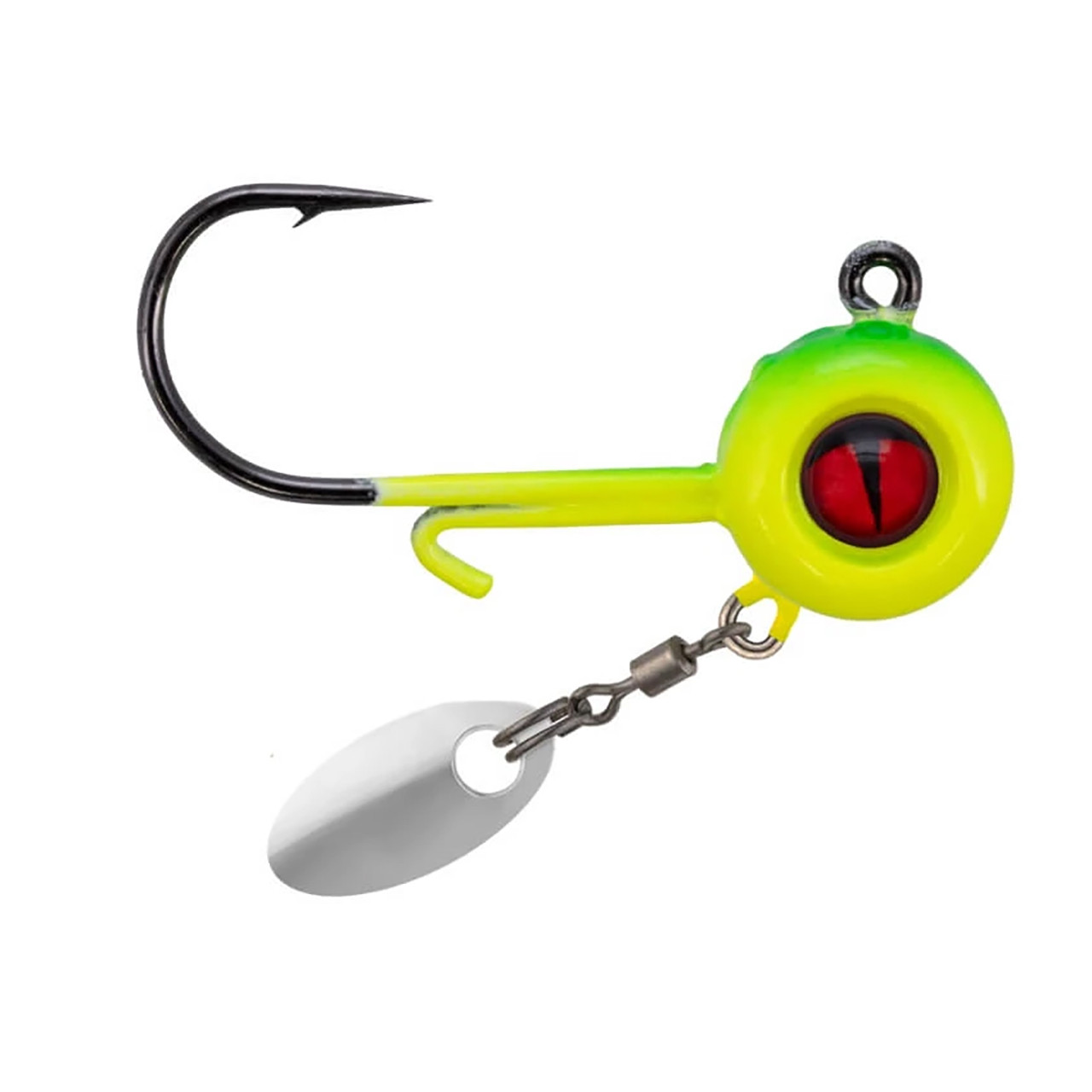 Northland Tungsten Panfish Spin Jig Head color Parakeet