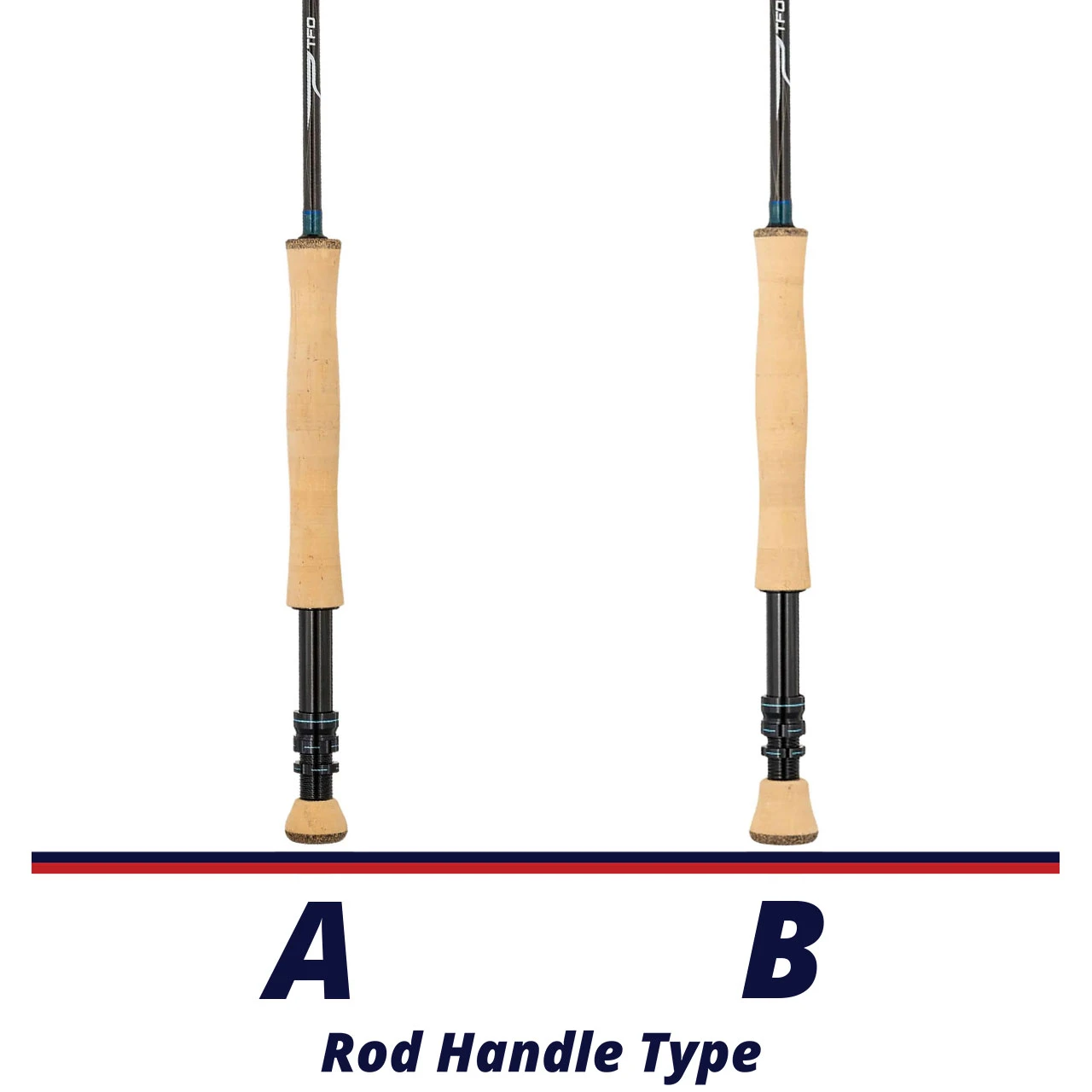Temple Fork Outfitters Moment Fly Rod handle comparison chart