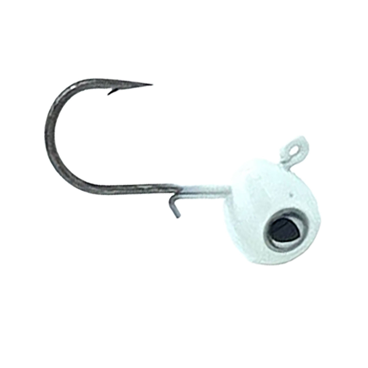 Walleye Nation Creations Tearjerker Flash Tungsten Underspin Jig color Glow White