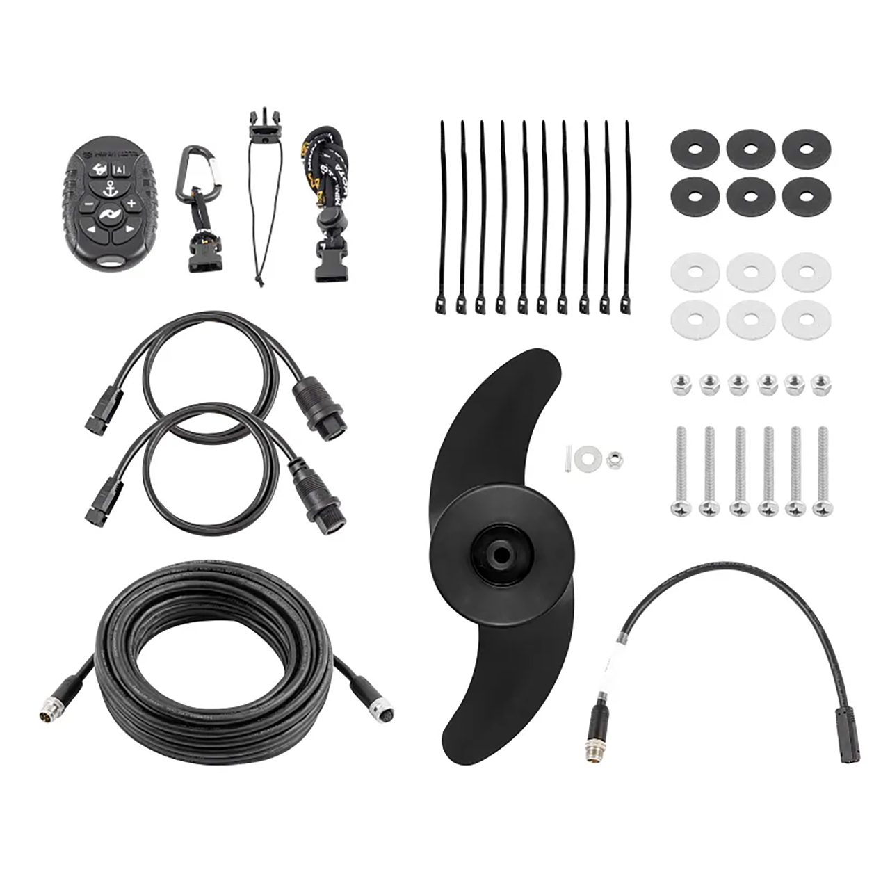 Minn Kota Powerdrive 2 Bow-Mount Trolling Motor included components