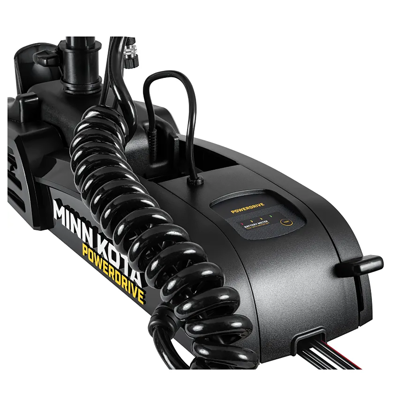 Minn Kota Powerdrive 2 Bow-Mount Trolling Motor close up of lever