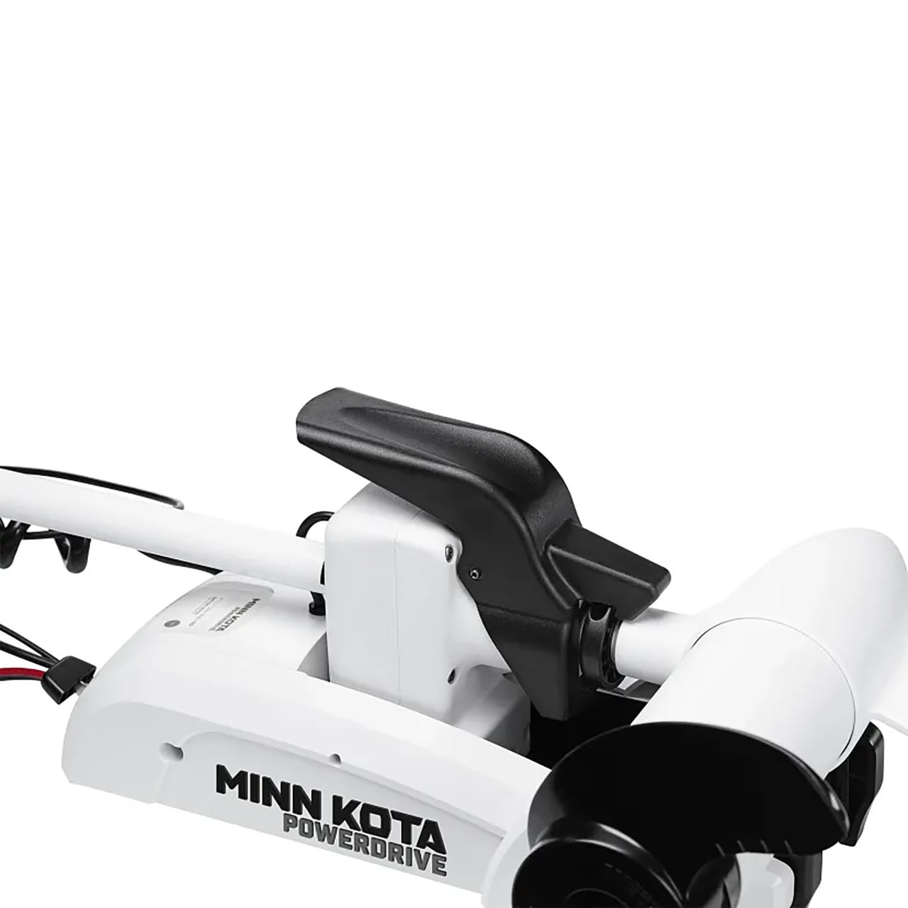 Minn Kota Riptide Powerdrive 2 Bow-Mount Trolling Motor close up of deploy lever