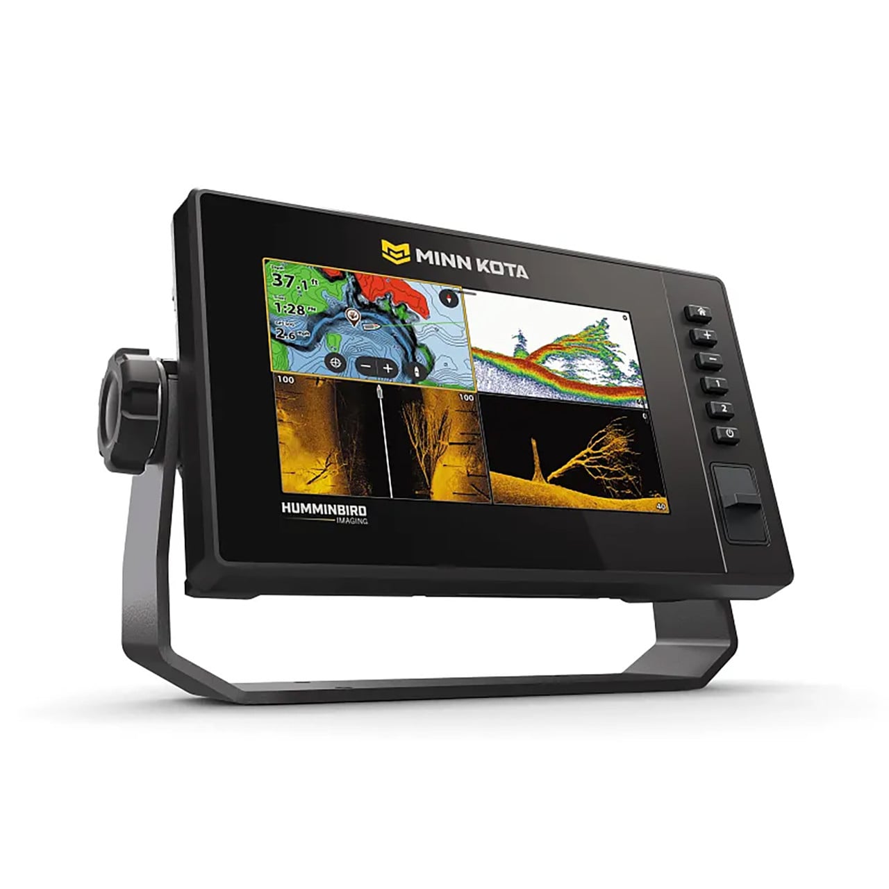 Minn Kota Humminbird X7 Series Fish Finder angled side view